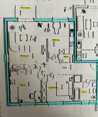 Attraktive 3-Zimmer-Dachgeschosswohnung mit Balkon und Einbauküche in Nienburg (Weser)