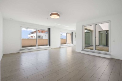 Außergewöhnliche Penthouse-Wohnung mit Dachterrasse und Atrium