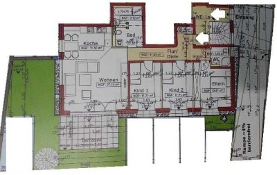 4 Zi.-Komfort-Wohnung - Süd-West-Lage - Wachtb.-Fritzdorf - courtagefrei