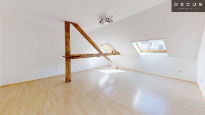 | HELLE ALTBAUWOHNUNG IM DACHGESCHOSS | 1 ZIMMER | 3. OG | GRAZ-GEIDORF