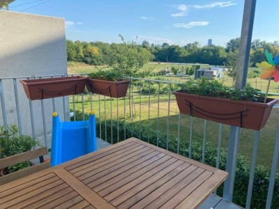 STADLAU/MÜHLWASSER: Wunderschöne 2-ZIMMER-BALKON-WOHNUNG mit GRÜNBLICK