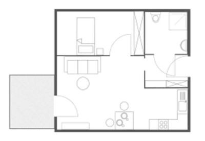 Stilvolle, sanierte 2-Zimmer-Wohnung mit Einbauküche in Bad Kreuznach
