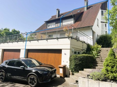 Schöne DHH mit 2 Terrassen, Garten und Doppelgarage in Backnang-Heiningen