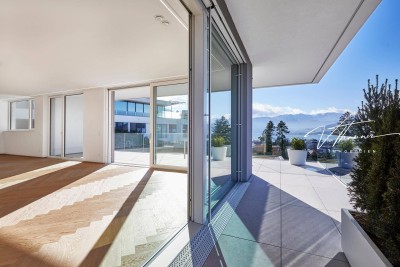 Ganz oben - Penthouse mit Eigengarten in Gmunden.