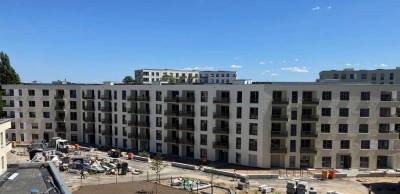 Öffentlich geförderte Drei-Zimmer-Neubauwohnung mit Balkon