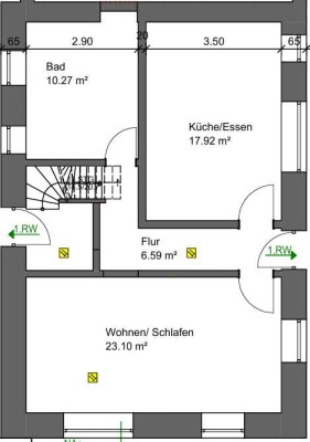 Freundliche 1-Zimmer-EG-Wohnung mit separater Küche, gehobener Innenausstattung in Mönchsdeggingen