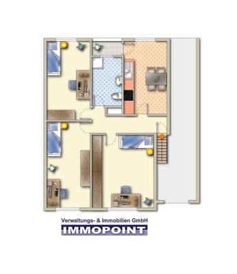 ** 3 Gehminuten zum KIT = Möblierte 3-Zimmer WG-Wohnung in der Karlsruher City!