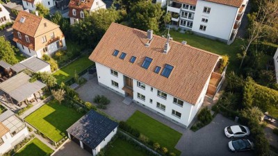 Klimafreundlich & modern, Haus umfänglich renoviert, 1-Zi. Whg im 1. OG, vermietet