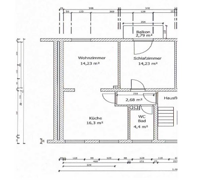 Helle 3 Zimmer Wohnung mit Balkon in Gelsenkirchen-Horst