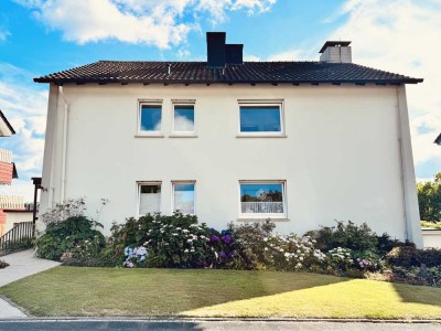 Lichtdurchflutete 4-Zimmer-Wohnung mit Fernblick und Gemeinschaftsgarten in Blomberg - Istrup