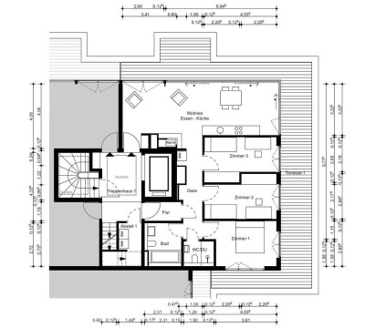 Exklusives Penthouse über den Dächern der Stadt – Traumhafter Ausblick