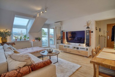 Klima + Garage + Balkon &amp; Dachgeschoss - 3 Zimmer in Top Lage!