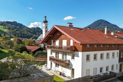 mit Blick in die Berge!