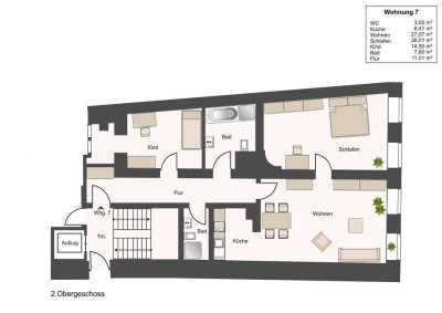 Attraktive und sanierte 3-Zimmer-Wohnung mit gehobener Innenausstattung in Straubing