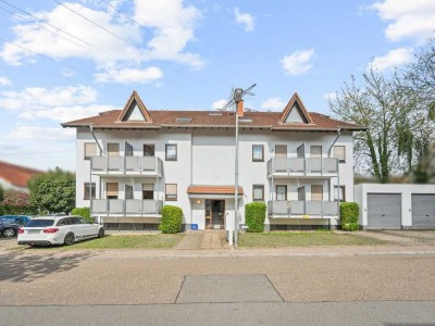 Leimen: Schickes Single-Apartment mit Südbalkon und eigenem PKW-Stellplatz
