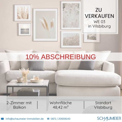 10% AfA 2Zi. Neubau mit Balkon / WE03