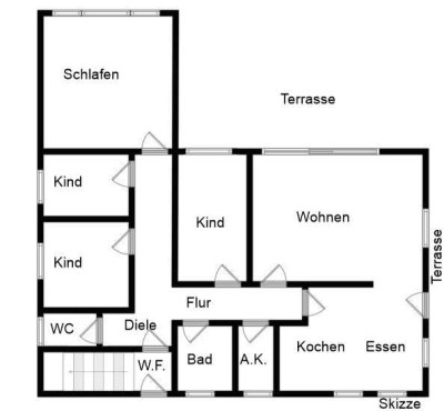 Großzügiger und ruhiger Bungalow in sonniger Lage