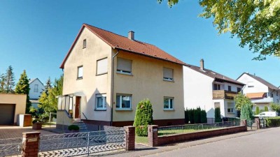Einfamilienhaus in Rheinstetten/Mörsch 
sanierungsbedürftig mit großem Potenzial