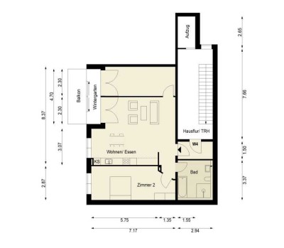 Sa. & So. möglich! 3-Zi.-Whg., hell, mit Balkon & Fahrstuhl – sofort einziehen! 0172-3261193