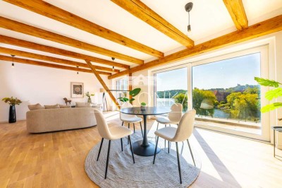 "Am Wassertor" - Hochwertiges 2-Zimmer-Penthouse mit Seeblick - Courtagefrei für Käufer