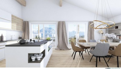 GANZ OBEN! Penthouse mit atemberaubendem Ausblick im Projekt "Der Traunsteinblick"