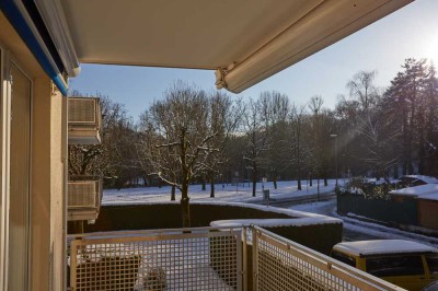 Seniorengerechte 2-Zimmerwohnung mit Balkon mit Blick ins Grüne