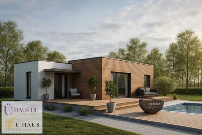 Rohe 77 – Moderner Bungalow in KfW 40, einzugsfertig, inkl. KfW40, Fundamente und Grundstück