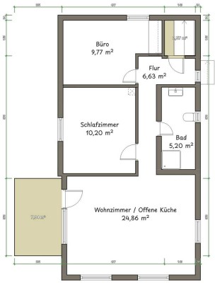 Erstbezug nach Kernsanierung 2,5-Zimmer-Wohnung mit Balkon in Rodgau