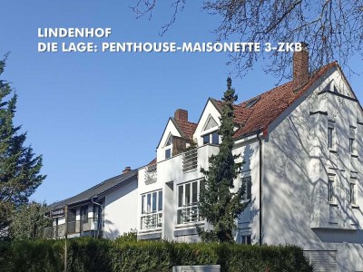 LINDENHOF - DIE LAGE: PENTHOUSE 3-ZKB
