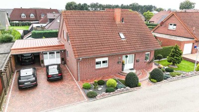 Modernes Einfamilienhaus mit großem Garten und Kamin in Friesoythe!