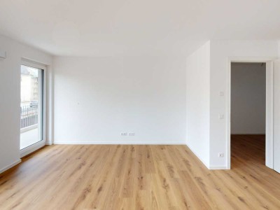 Die Quadratische: 3-Zimmer-Neubauwohnung mit EBK und Morgensonne