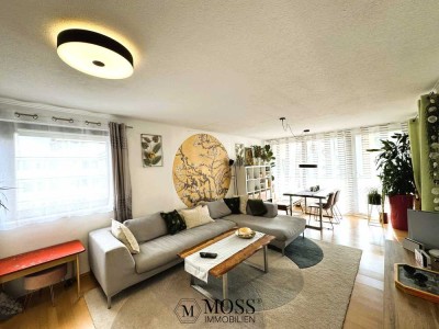 Helle, gut geschnittene 4-Zimmer-Wohnung mit großem Balkon und TG-Stellplatz zentral in Heilbronn!