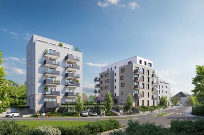 Exklusive, schwellenfreie 2-Zimmer-Wohnung in zentrumsnaher Lage