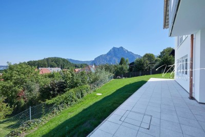 Modernes Gartenparadies mit Traunsteinblick.