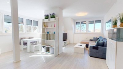 4 - Zimmerwohnung mit Ausblick und Gartennutzung und Carport (Provisionsfrei)