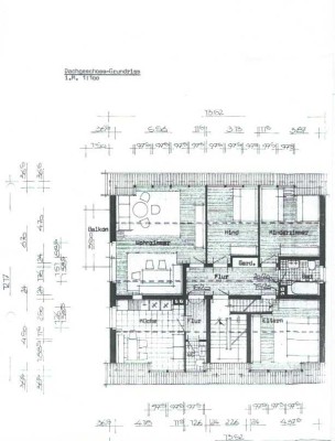 Attraktive, ruhige 4-Raum-DG-Wohnung mit Balkon in Harsum