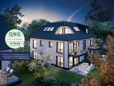 Großzügige und helle Gartenwohnung inkl. taghellem Hobbyraum in schönster Wohnlage (Waldtrudering)