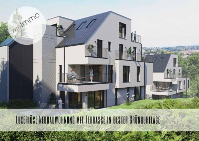 Luxuriöse Neubauwohnungen mit Terrasse in bester Grünruhelage