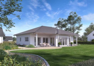 Individuell geplanter massiver Bungalow mit 128m² Wohnfläche!