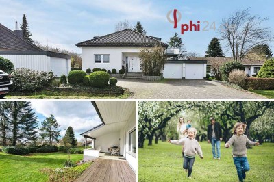 PHI AACHEN - Freistehendes Wohnglück mit Garagen und schönem Garten in begehrter Lage von Roetgen!