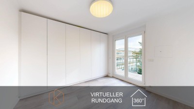 Grandiose Garçonnière in Bestlage | 1 Zimmer | Balkon mit Fernblick