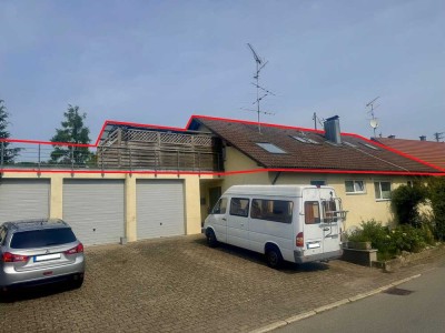Ansprechende 2,5 Zimmer Wohnung in toller und ruhiger Aussichtslage bei Waldburg.