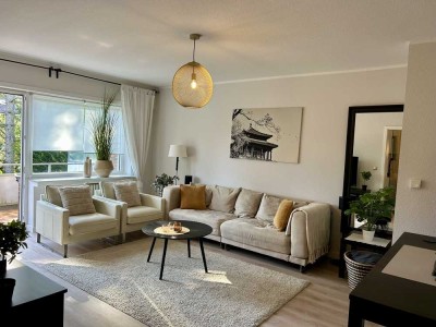 Top möblierte, voll ausgestattete 2-Zimmer-Wohnung mit Balkon/TG-Stellplatz nahe Bunter Garten