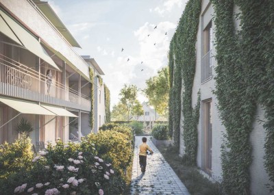 AKTION!!! quartier brunner–Wo die Stadt Luft holt. Haar bei München. Holzmassivbauweise EH40 + QNG