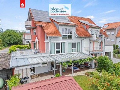 großzügige moderne 3-Zimmer-Eigentumswohnung mit großem Garten und Blick ins Grüne