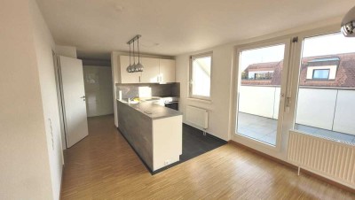 Lichtdurchflutet Dachgeschosswohnung mit Loft-Charakter und Terrasse - provisionsfrei!