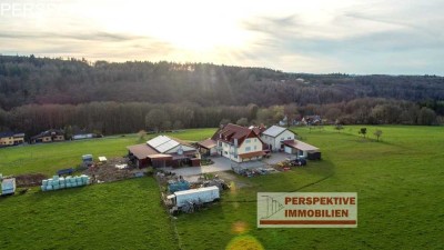 Landwirtschaftliches Anwesen mit 2 Häusern, 7 Wohnungen und viel Land