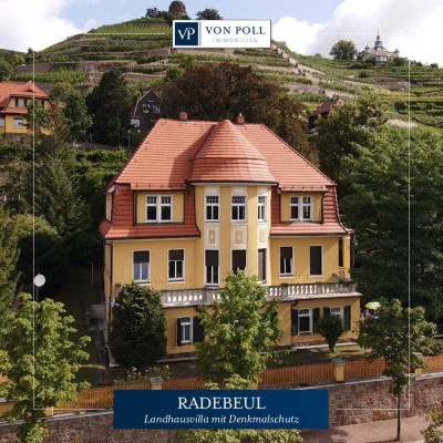 TRAUMHAFTE VILLA MIT BLICK ÜBER DRESDEN UND RADEBEUL