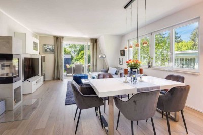 Moderne Eleganz: 4-Zimmer-Wohnung mit West-Loggia und weitem Blick in die Natur