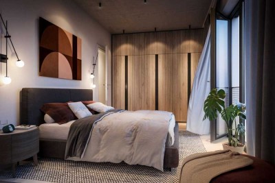 Großzügige 3-Zimmer-Neubauwohnung mit Weitblick in sonnenverwöhnter Süd-West-Ausrichtung
